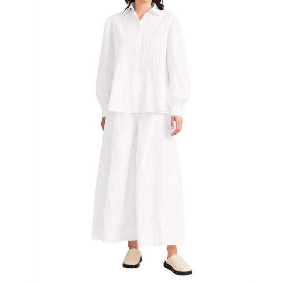 NEW MERLETTE huxley blouse in white - Picture 2 of 3